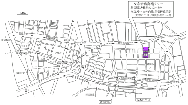 東京オフィスアクセス地図